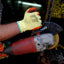 Guantes látex gruesos palma arrugada agarre húmedo