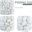 Piedras blancas decorativas 2-3" para macetas y floreros