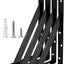 Soportes en L para estante 18x12" metal resistente