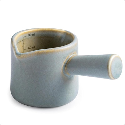 Taza Espresso Cerámica con Escala Doble 3oz Azul