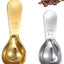 Cuchara medidora de café de acero inoxidable con 1 y 2 cucharadas