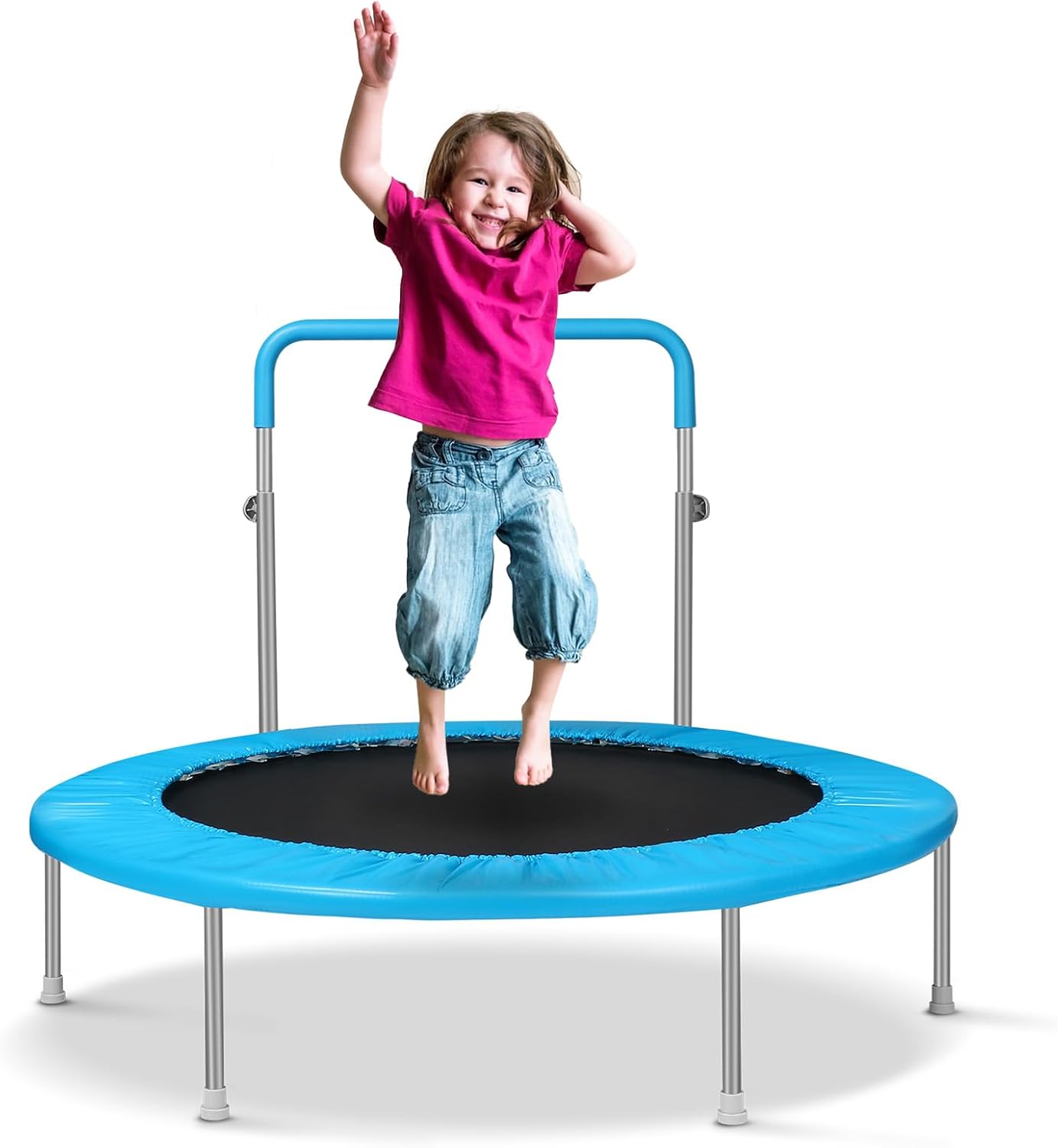 Trampolín para niños interior y exterior con asa