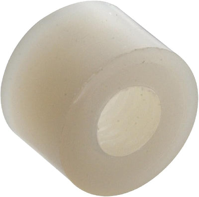 Separador nailon roscado 1/4-20 x 1/4 pulg pack 15 blanco