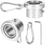 Anillos poste bandera aluminio giratorios 360° 0.75-1.02pulg