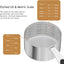 Taza medir acero inox 177ml cuchara mascotas con escala