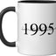 Taza Cerámica Edición Limitada 1995 Negro/Blanco