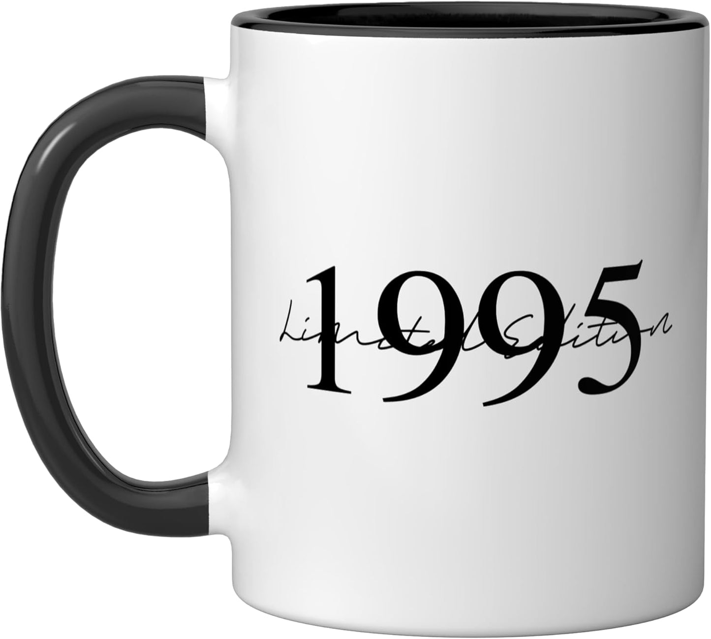 Taza Cerámica Edición Limitada 1995 Negro/Blanco