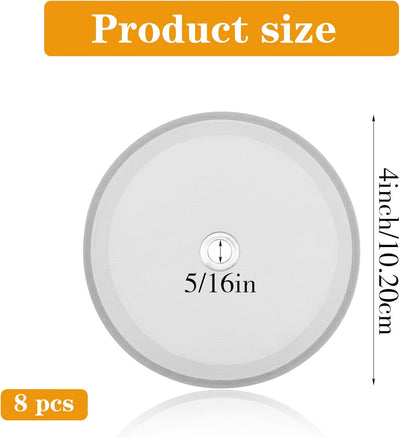 8 Filtros Prensa Francesa Acero Inox 4pulg 34oz