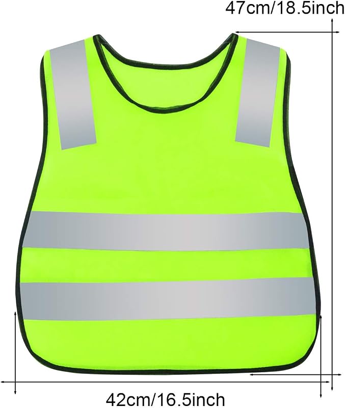 Chaleco seguridad niños reflectante ligero transpirable