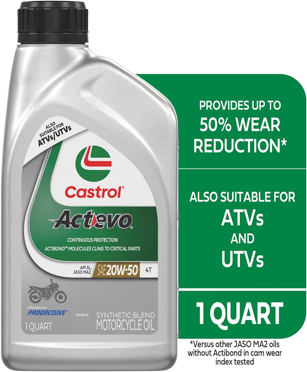 Aceite sintético 20W-50 motocicleta 1qt pack 6