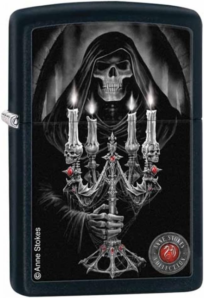 Encendedor velas bolsillo color negro mate