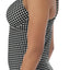 Top tankini escote profundo para mujer