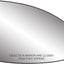 Vidrio repuesto espejo derecho Chevrolet con placa