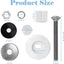 Kit montaje pernos tablero buceo 6-8-10 pies S.R.Smith