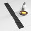 Drenaje ducha rectangular 48pulg acero inox 304 negro mate