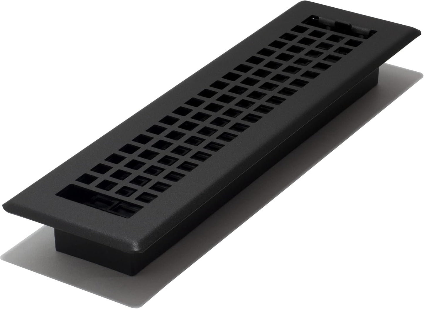 Registro piso celosía 2x12pulg color negro