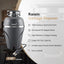 Triturador basura 1 HP acero inox alimentación continua