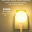 Luces nocturnas enchufables pared pack 2 LED sensor
