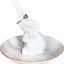 Soporte anillo elefante blanco plato mármol regalo mujer