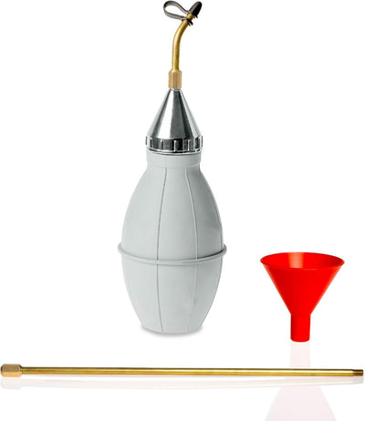 Dispensador polvo diatomeas tubo plástico jardinería