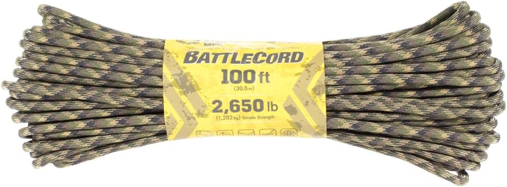 Cuerda batalla 100ft resistencia 2650lb para exteriores