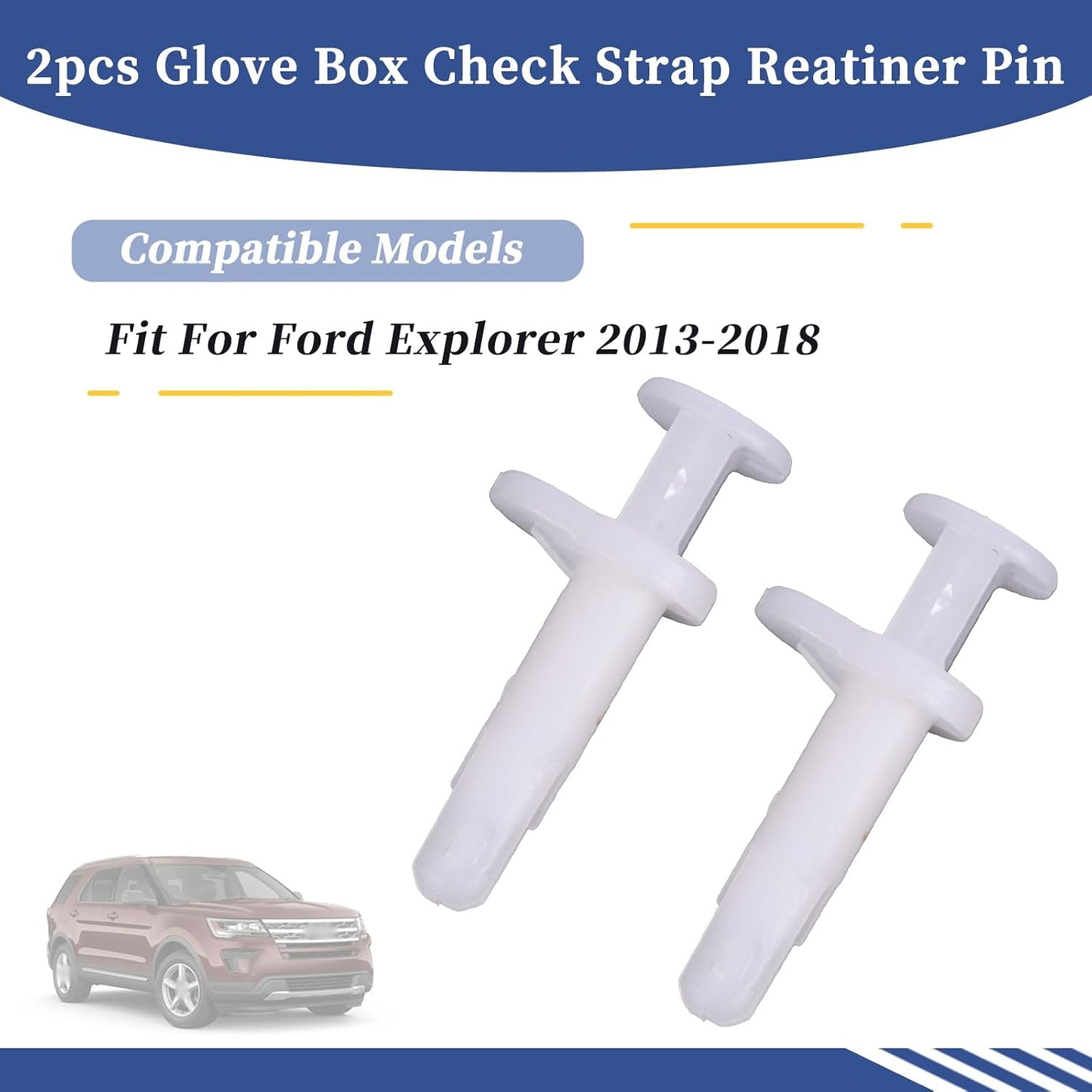 2 Pzas Guantera Cheque Comp Ford Explorer 13-18