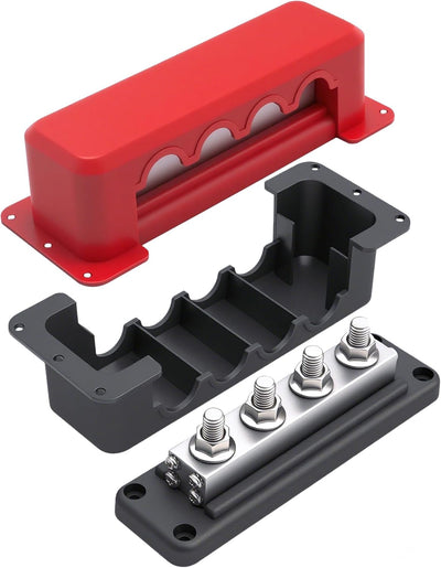 Barra colectora 600A set 2 M10 cobre niquelado