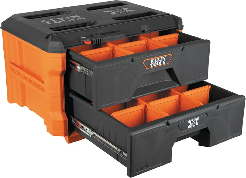 Caja herramientas MODbox 2 cajones apilable 50lb