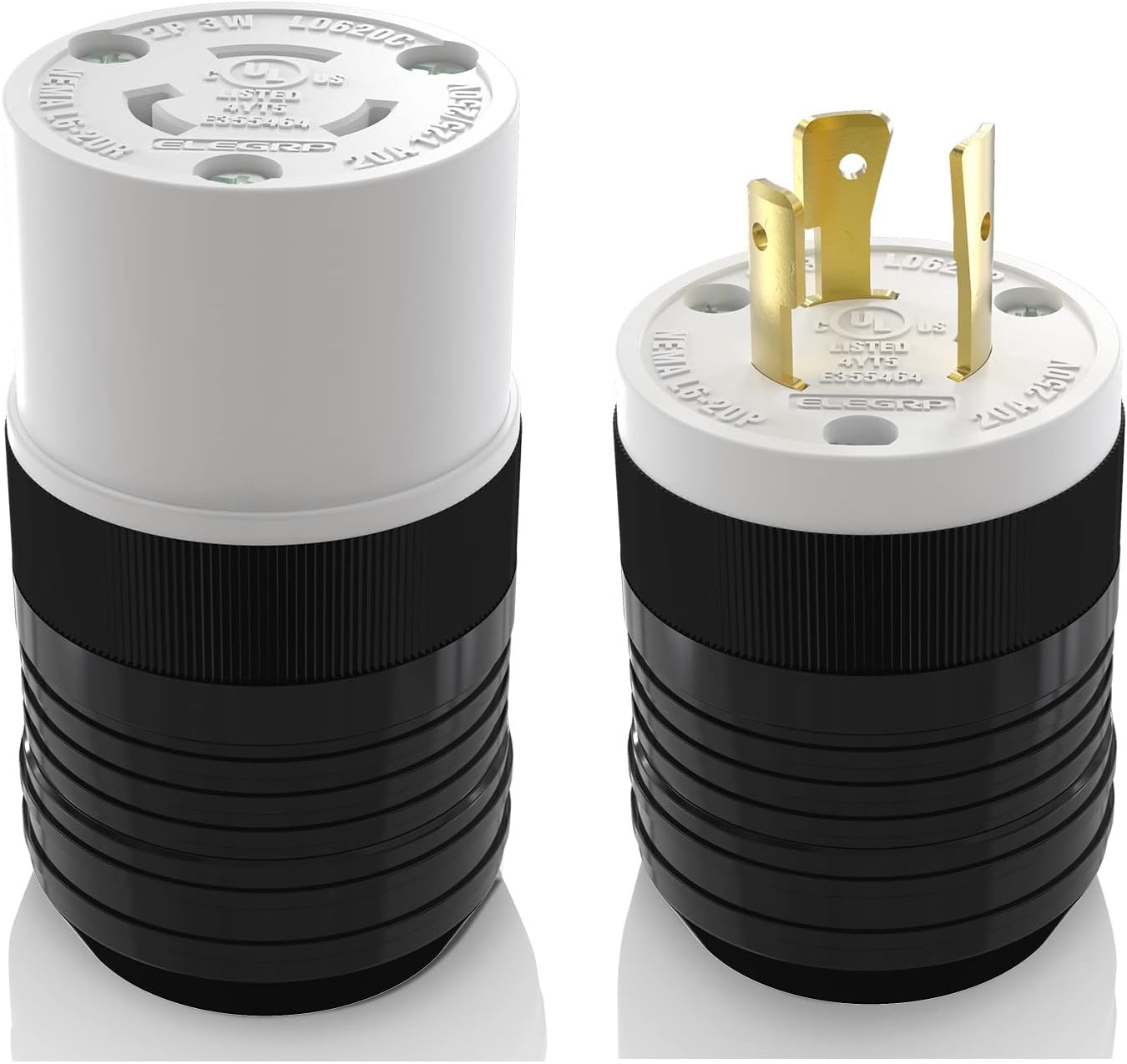 Enchufe NEMA L6-20P 20A 250V grado industrial