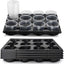 Bandejas vivero 12 celdas 5 pzas 4" resistentes