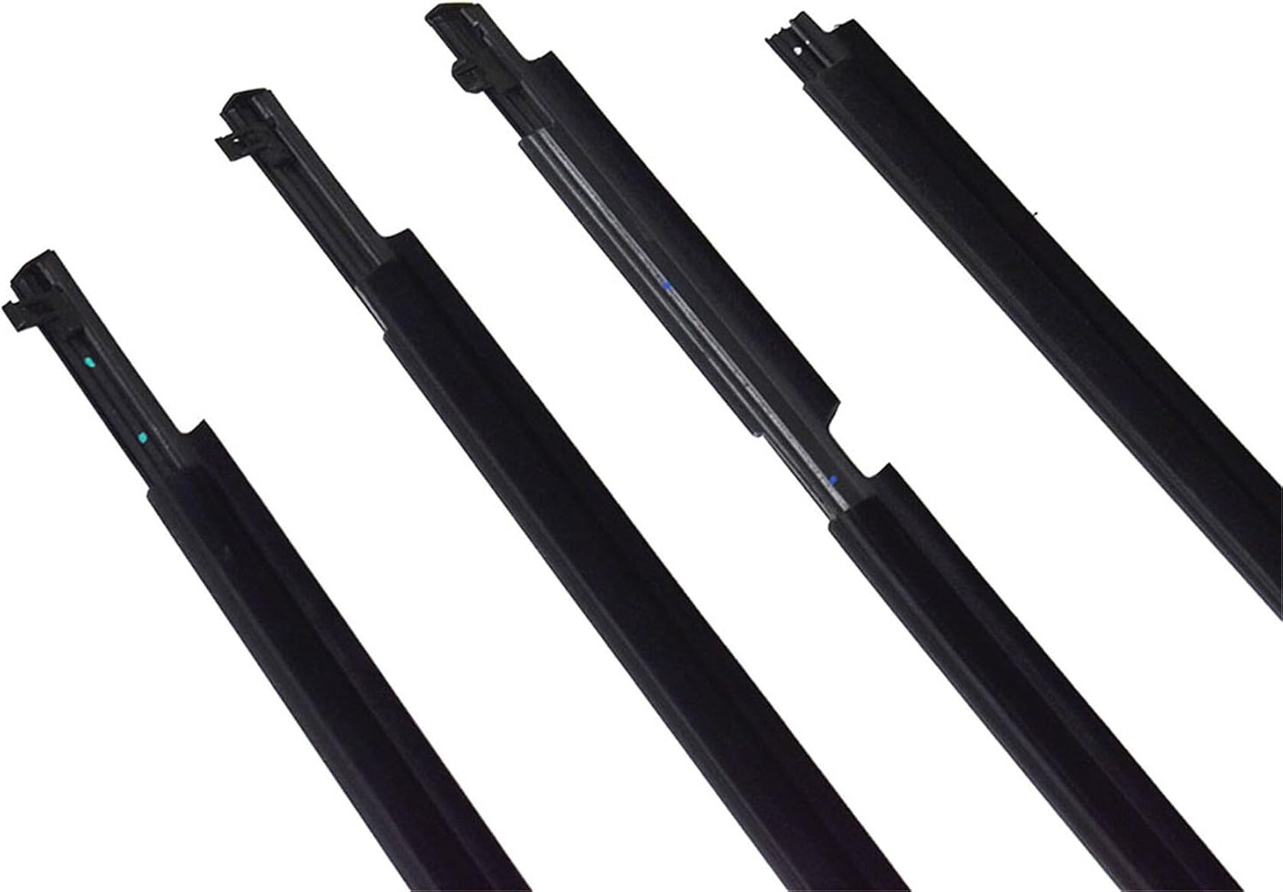 4 Pzas Burlete Negro para Ventana RAV4 09-12