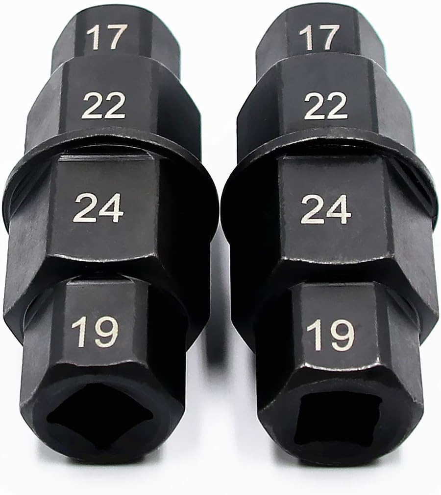 Herramienta eje hexagonal 3/8" 0.669-0.945" 2PCS