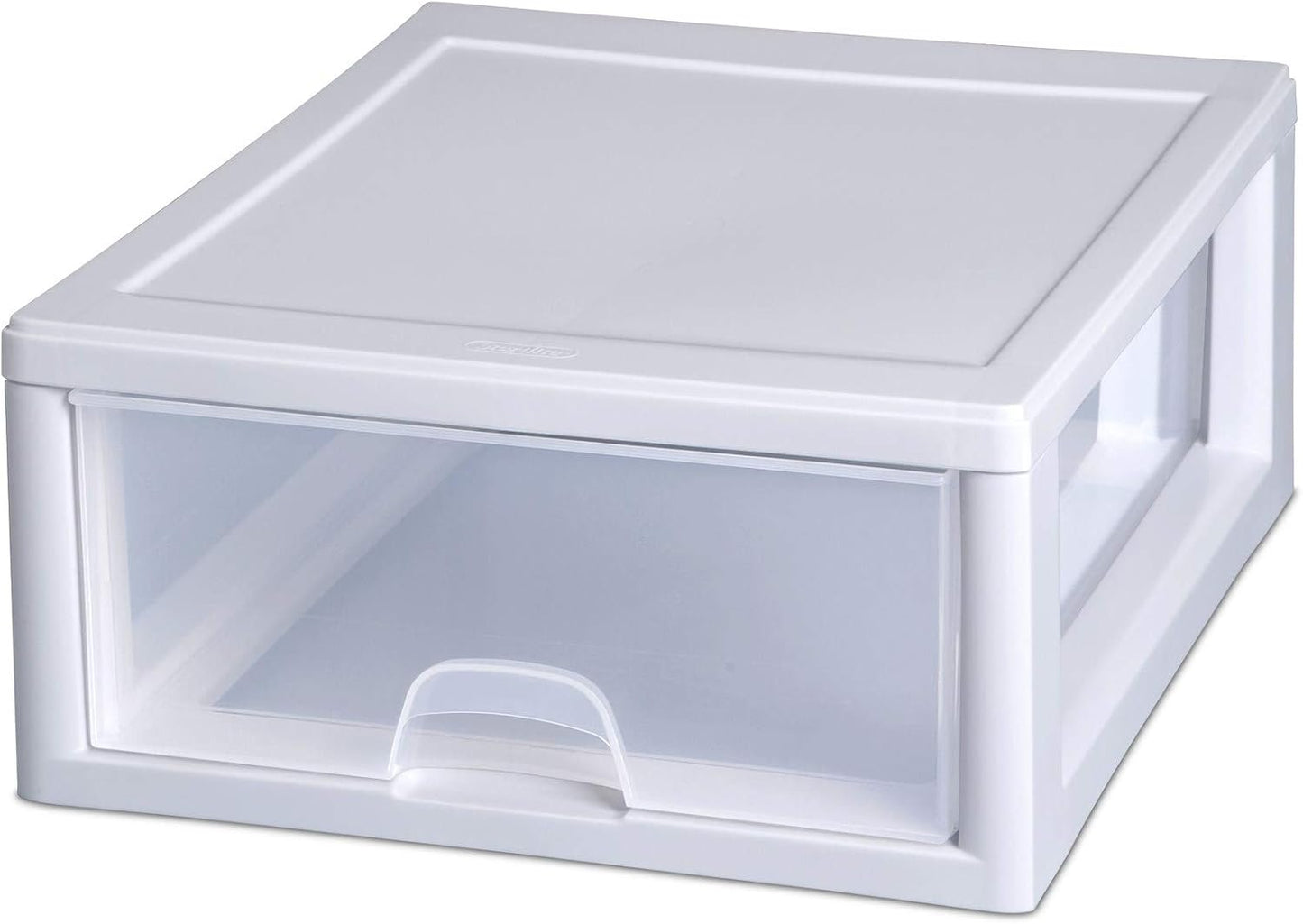 Cajón apilable transparente 16qt