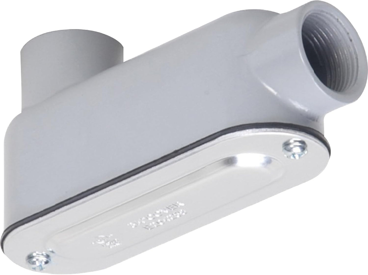 Cuerpo conducto roscado aluminio fundido 3/4pulg gris