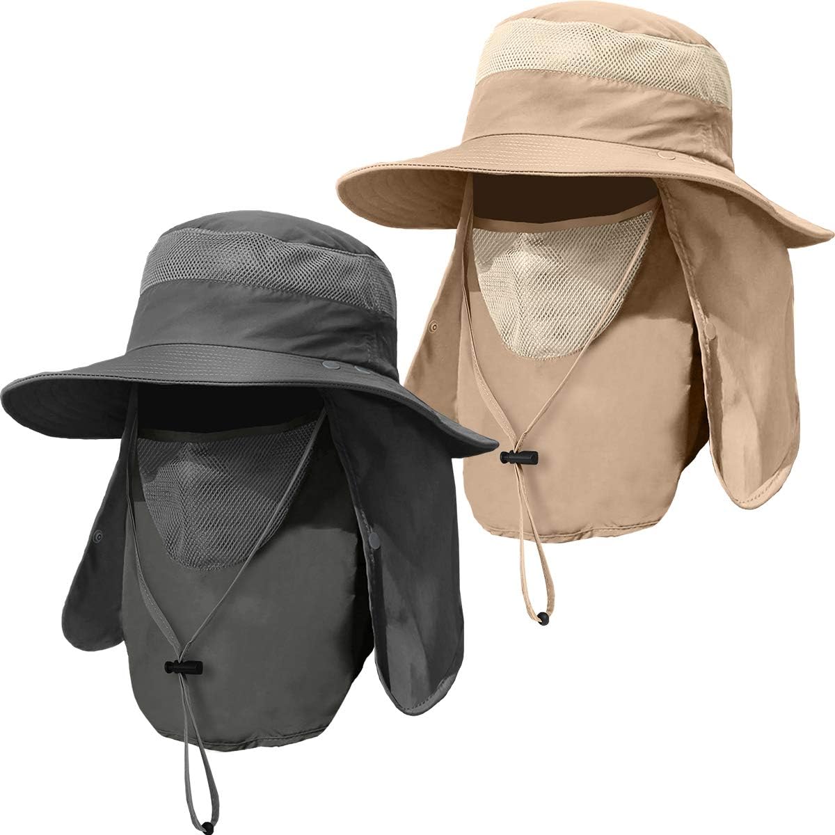 Sombrero pesca ala ancha hombre 2 Pzas UPF 50