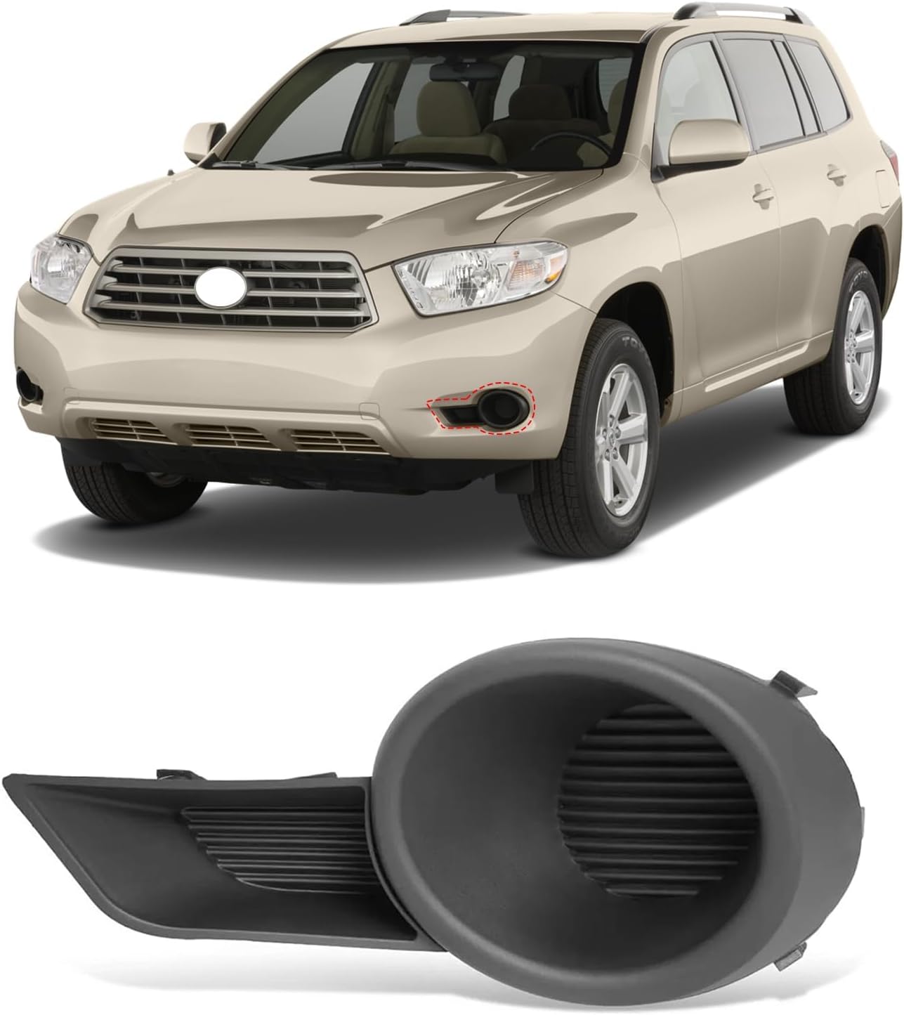 Reemplazo cubierta luz antiniebla Toyota Highlander
