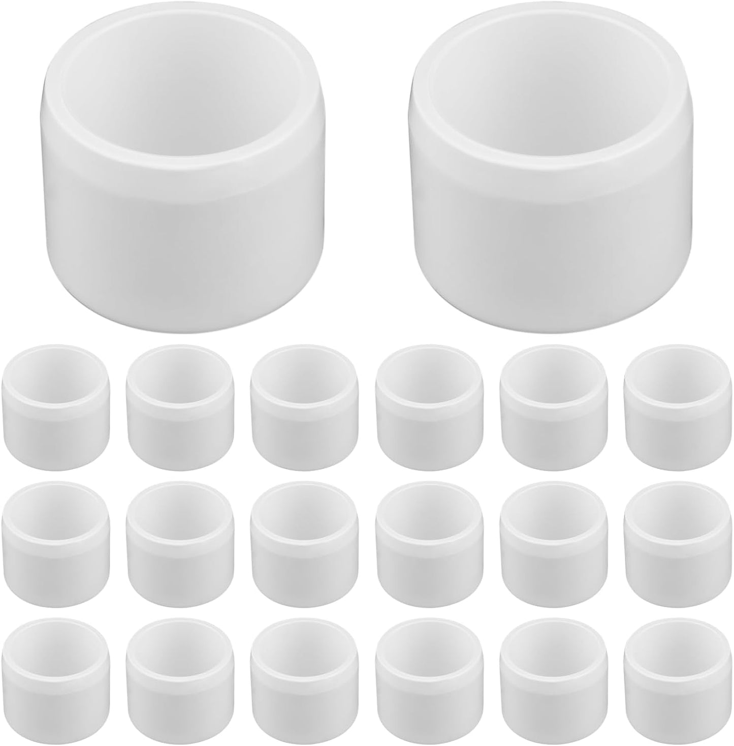 20 Tapos Extremo 1/2pulg Tubo PVC Sch40