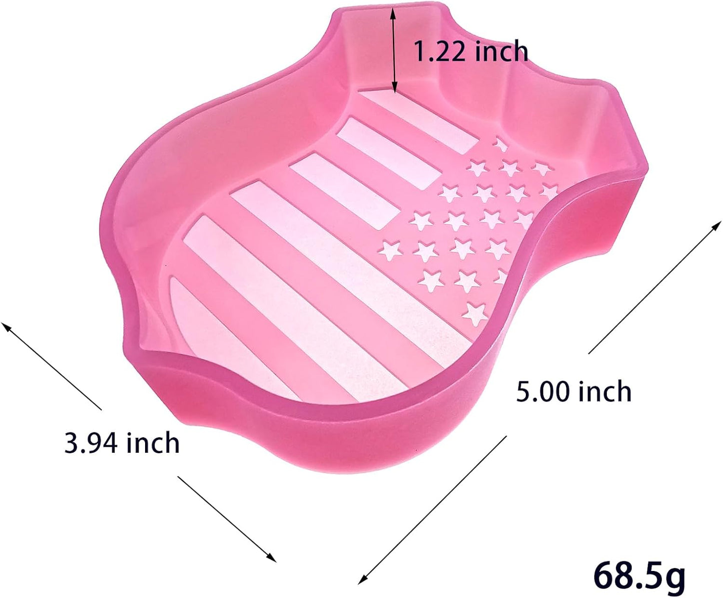 Molde silicona Freshie 4 de Julio para perlas aromáticas coche