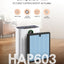 4 Filtros HAP603 para Purificador ECOSELF Azul