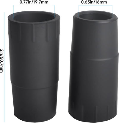 2 Adaptadores manguera goma comp Fluval 304-407