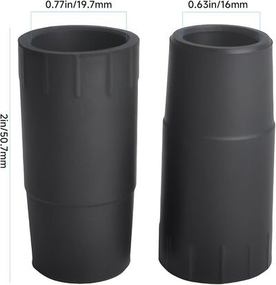2 Adaptadores manguera goma comp Fluval 304-407