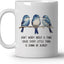 Taza cerámica café 11oz texto inglés blanco