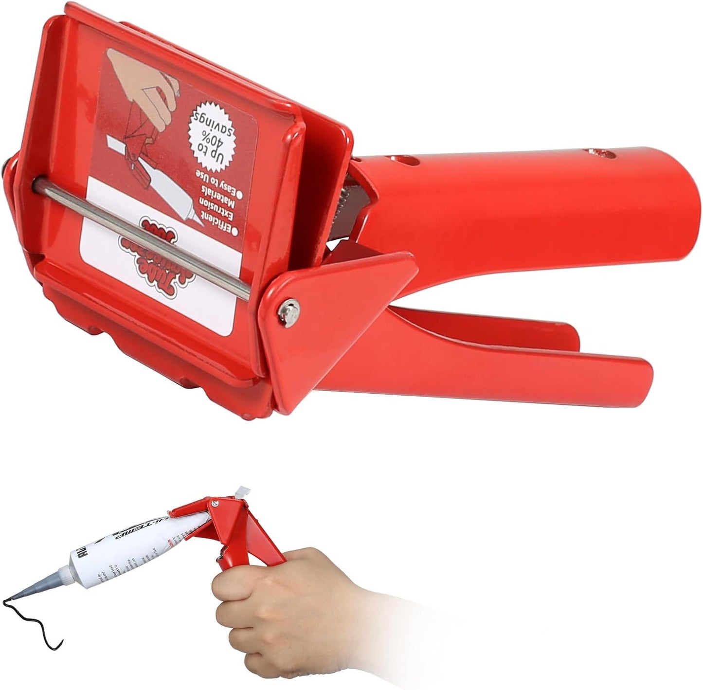 Herramienta extrusión tubo RTV dispensador eficiente