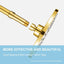 Extensión ducha acero inox 304 dorado 3pulg
