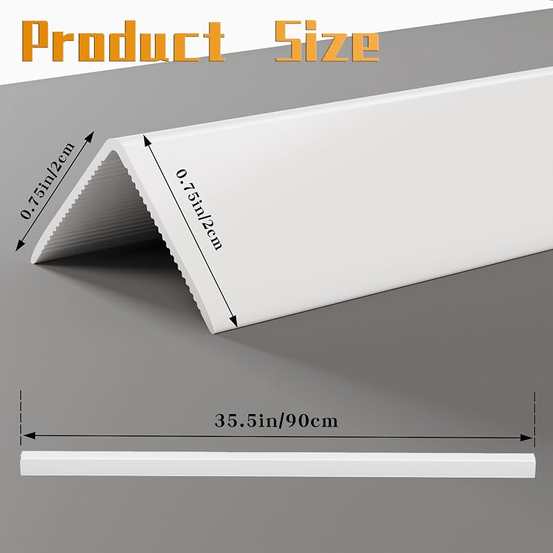 Protector esquina aluminio puerta ventana mesa 35.5"