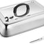 Cubierta para untar acero inox 13x9.8pulg con mango
