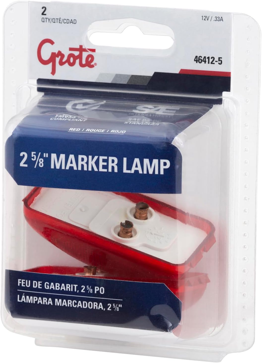 Luz marcador liquidación roja 3" set 2