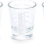 Set 3 vasos medidor vidrio 20 medidas blanco