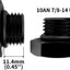 10AN Block off Cap Adaptador Aluminio 4 Pzas