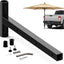 Soporte paraguas ajustable 38/26.5" para poste exterior